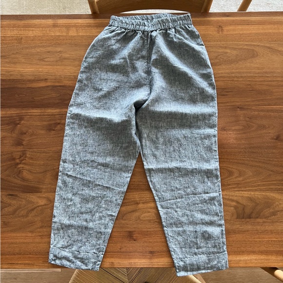 Petria Lenehan linen Sligo pants in denim color Size S - Picture 2 of 4